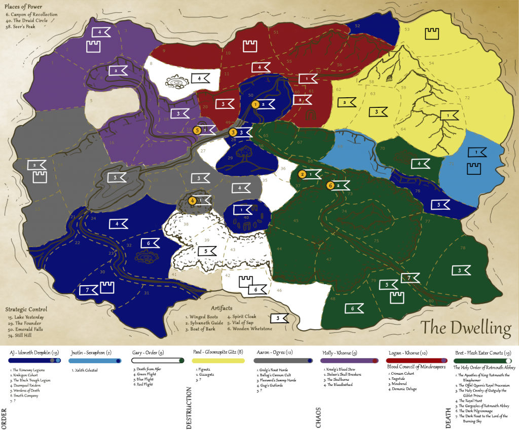 Campaign Map - Turn 10 Final